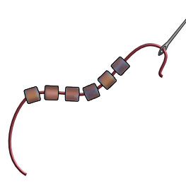 Miyuki 6mm Bugle Bracelet Instructions